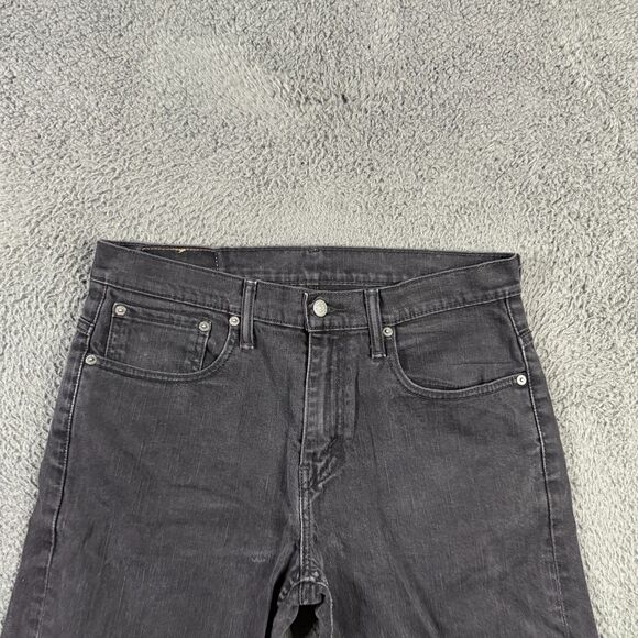 Levis 569 Jeans Mens 31x34 Black Loose Straight Fit Stretch Denim Pants Casual - Picture 2 of 16